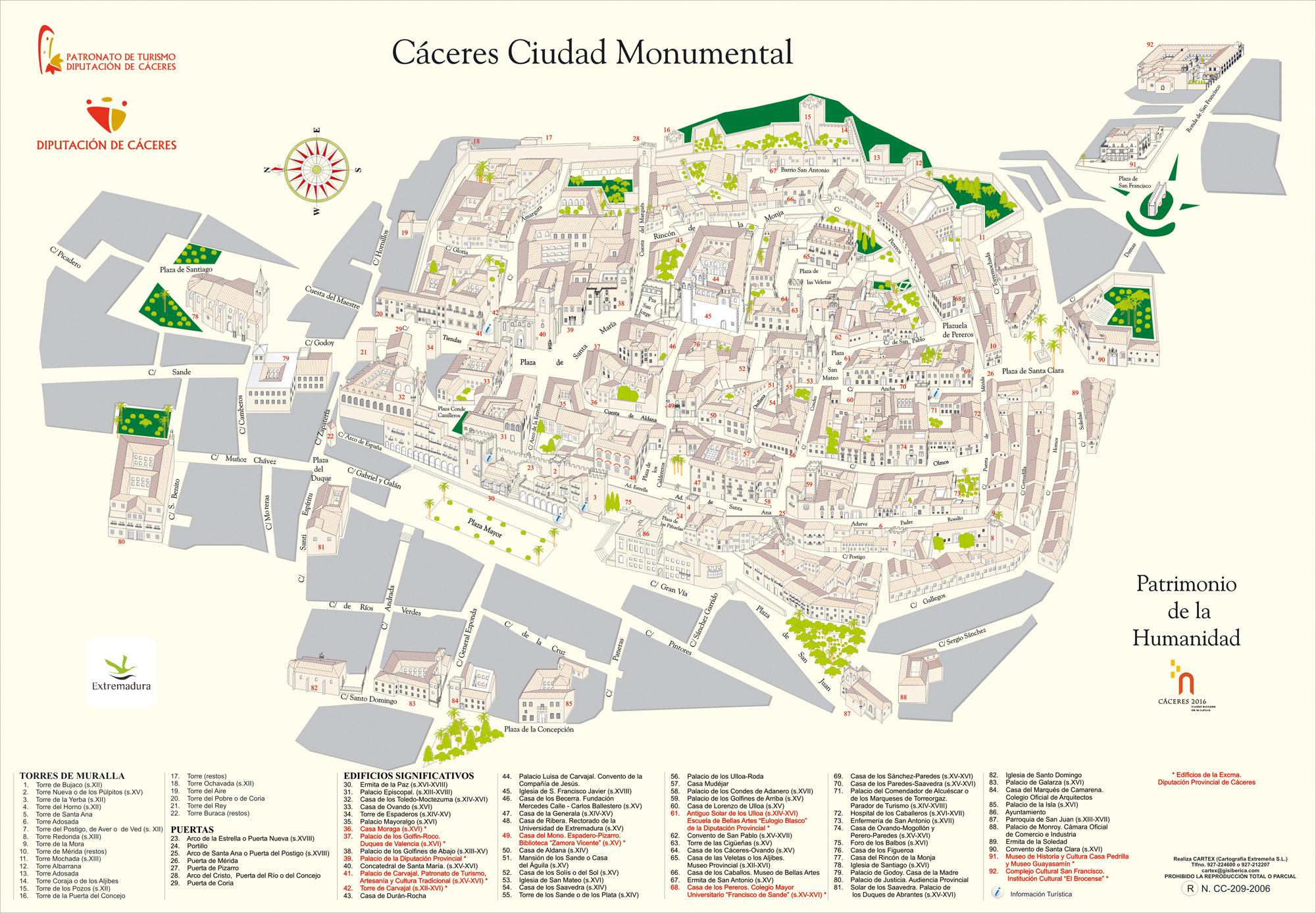 Cáceres_ciudad_monumental - Extremadura - España